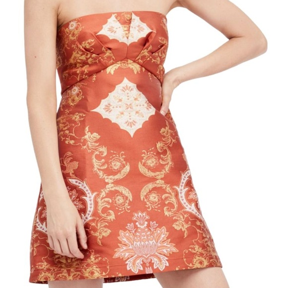 Free People Dresses & Skirts - NWT Free People Metallic Strapless Clubwear Dress